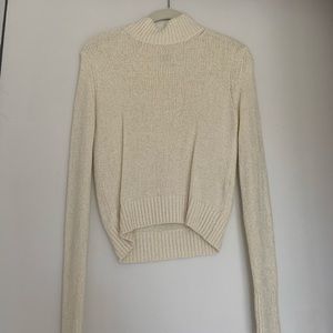 white aritzia turtleneck